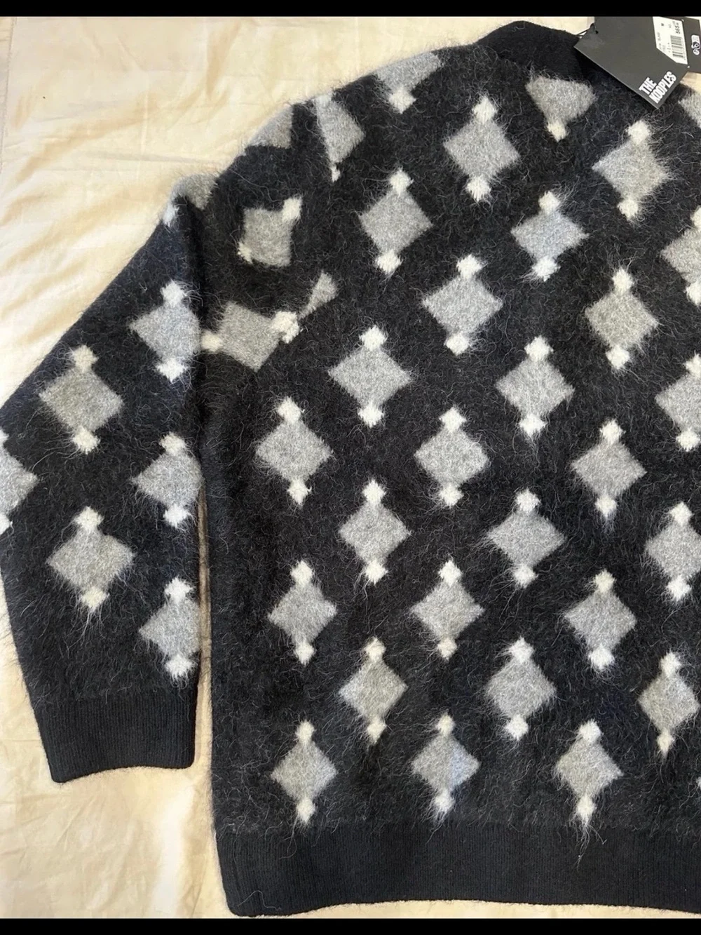 The Kooples Designer Alpaca-Blend Cardigan - Unisex Adult Medium - New with Tags